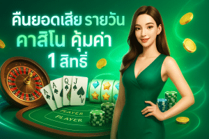คืนยอดเสีย รายวัน คาสิโน